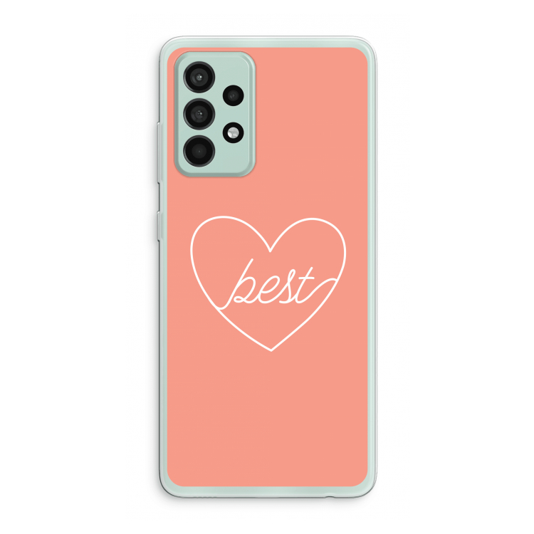 Best heart: Samsung Galaxy A52s 5G Transparant Hoesje
