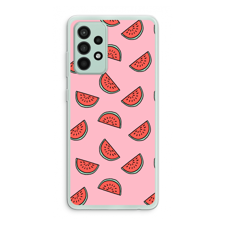 Watermeloen: Samsung Galaxy A52s 5G Transparant Hoesje