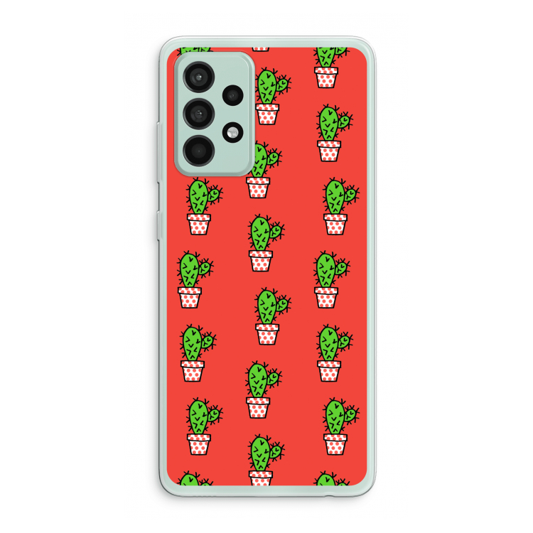 Mini cactus: Samsung Galaxy A52s 5G Transparant Hoesje