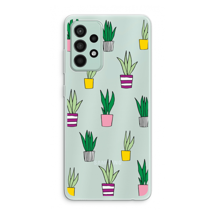 Sanseveria: Samsung Galaxy A52s 5G Transparant Hoesje