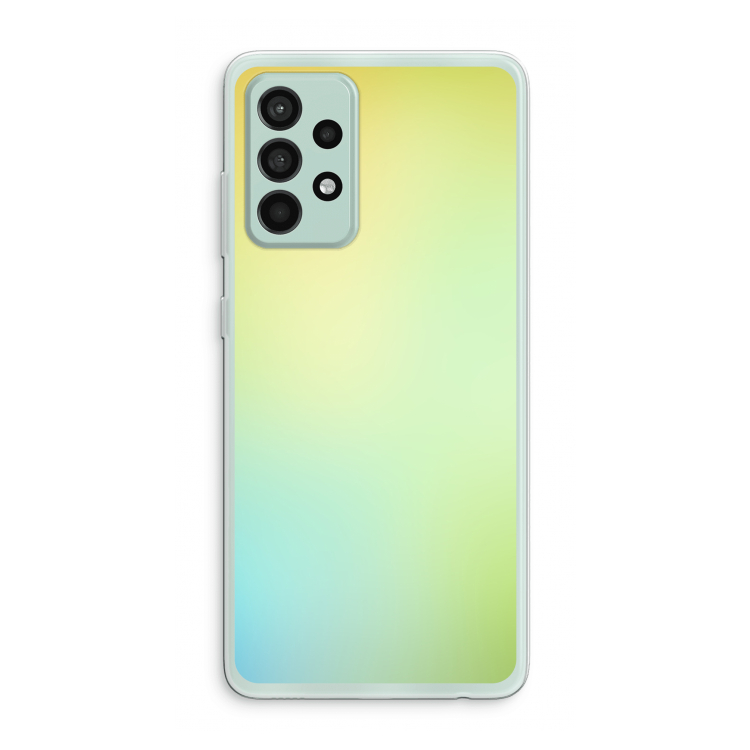 Minty mist pastel: Samsung Galaxy A52s 5G Transparant Hoesje