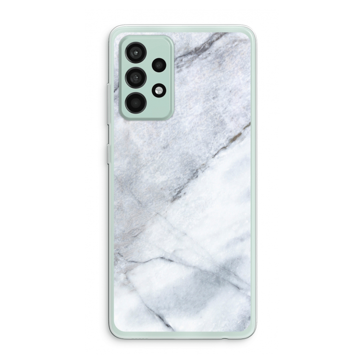 Witte marmer: Samsung Galaxy A52s 5G Transparant Hoesje