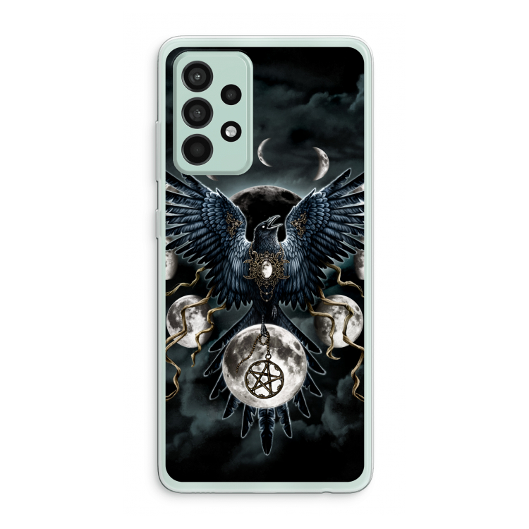 Sinister Wings: Samsung Galaxy A52s 5G Transparant Hoesje