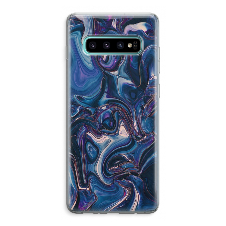 Mirrored Mirage: Samsung Galaxy S10 Plus Transparant Hoesje