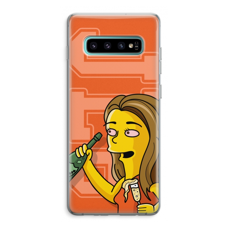 Jamie Lee Simpson: Samsung Galaxy S10 Plus Transparant Hoesje