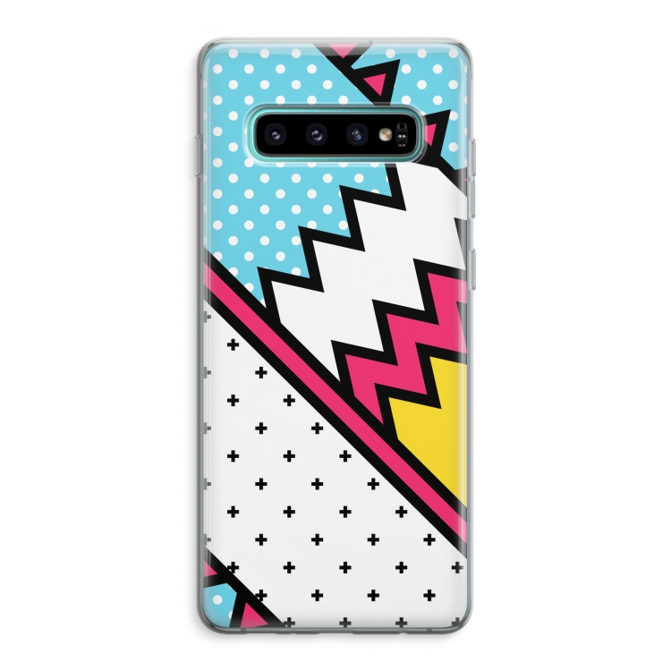 Pop Art #2: Samsung Galaxy S10 Plus Transparant Hoesje