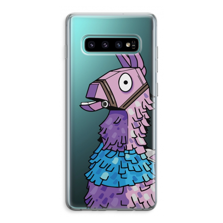 Lama: Samsung Galaxy S10 Plus Transparant Hoesje