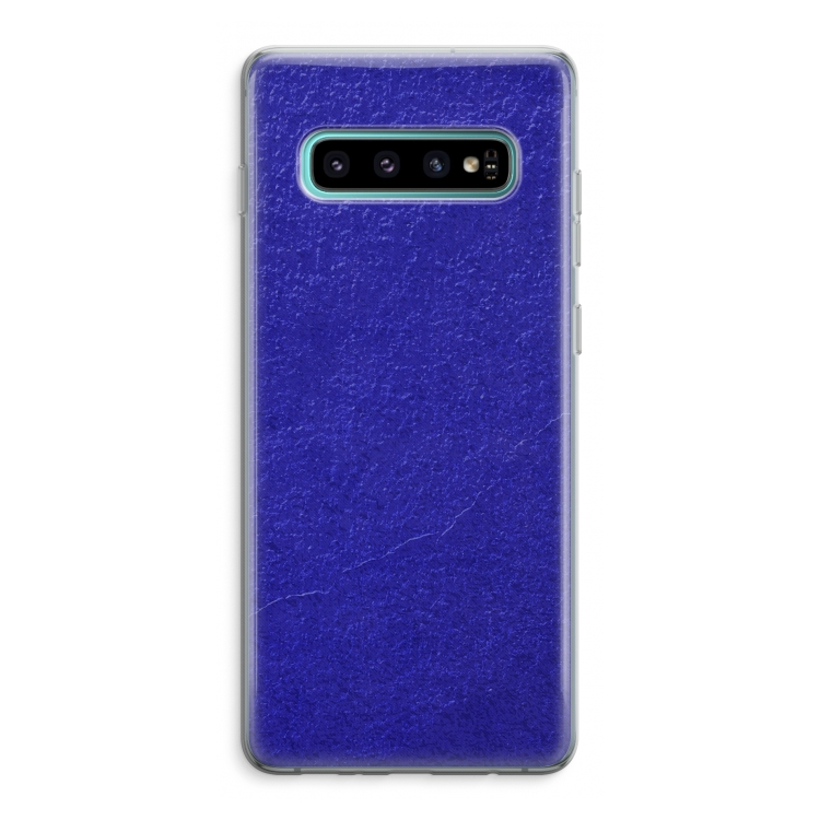 Majorelle Blue: Samsung Galaxy S10 Plus Transparant Hoesje