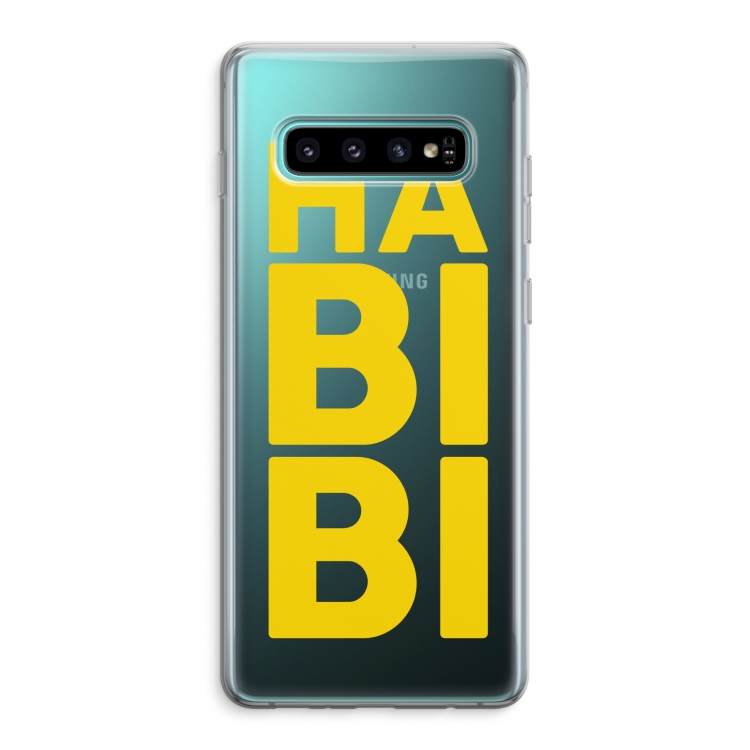 Habibi Majorelle : Samsung Galaxy S10 Plus Transparant Hoesje