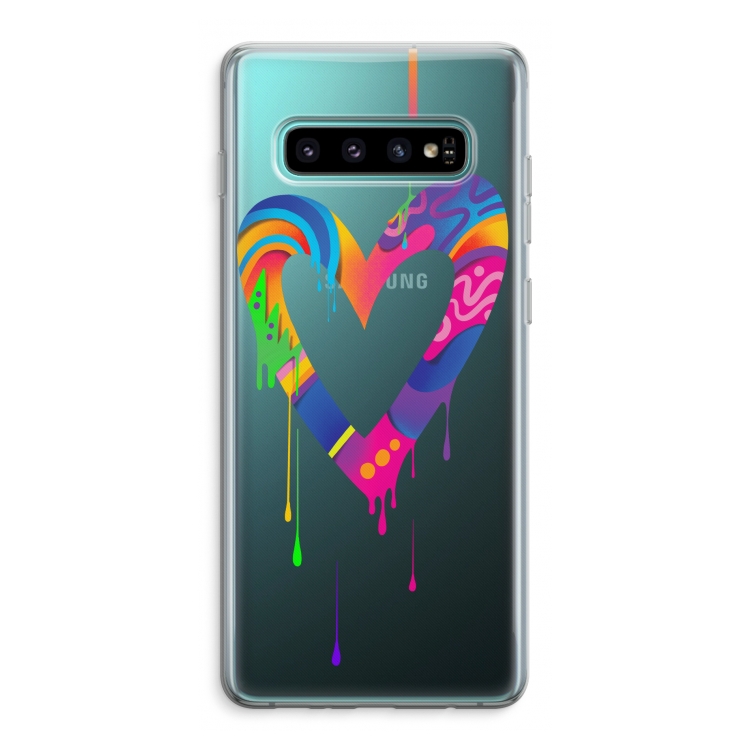 Melts My Heart: Samsung Galaxy S10 Plus Transparant Hoesje