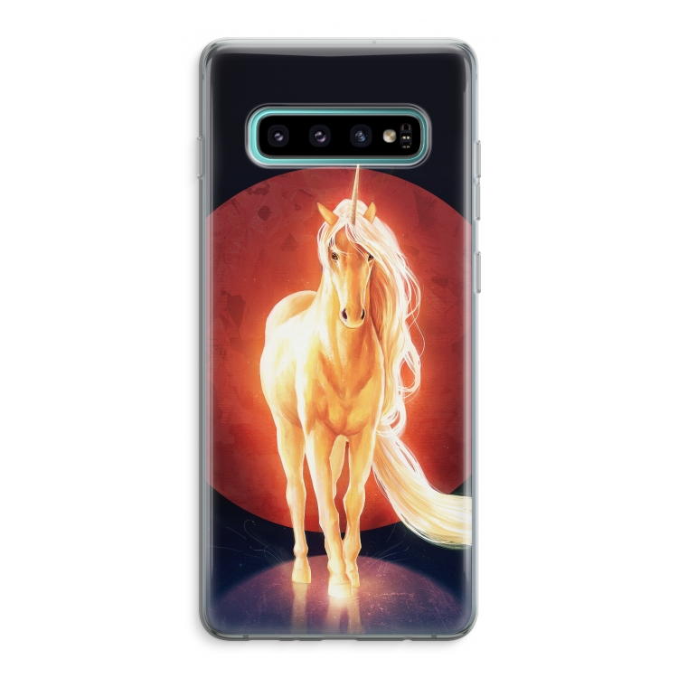 Last Unicorn: Samsung Galaxy S10 Plus Transparant Hoesje