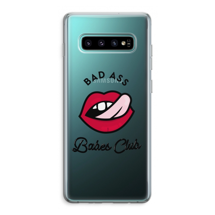 Badass Babes Club: Samsung Galaxy S10 Plus Transparant Hoesje