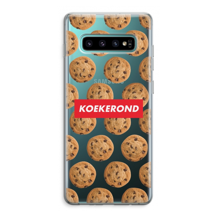 Koekerond: Samsung Galaxy S10 Plus Transparant Hoesje