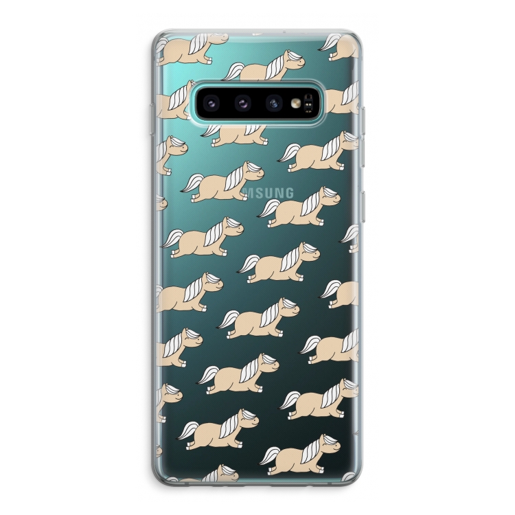 Ponys: Samsung Galaxy S10 Plus Transparant Hoesje