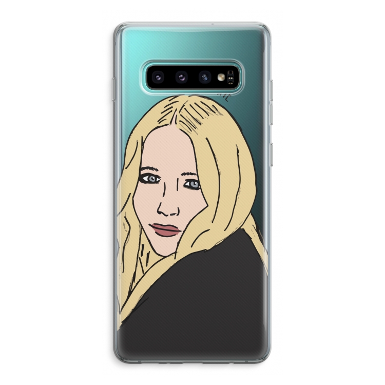 Mary Kate: Samsung Galaxy S10 Plus Transparant Hoesje