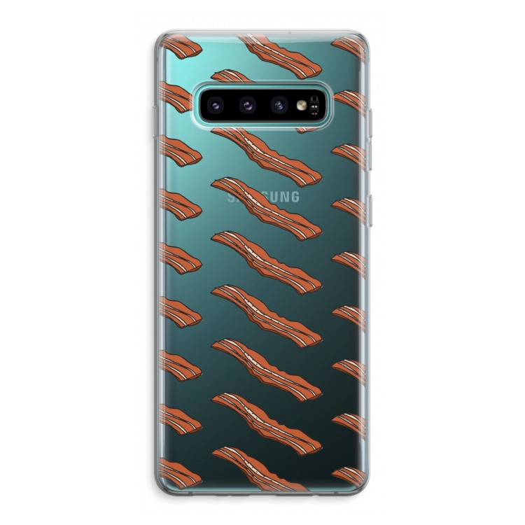 Bacon to my eggs #2: Samsung Galaxy S10 Plus Transparant Hoesje