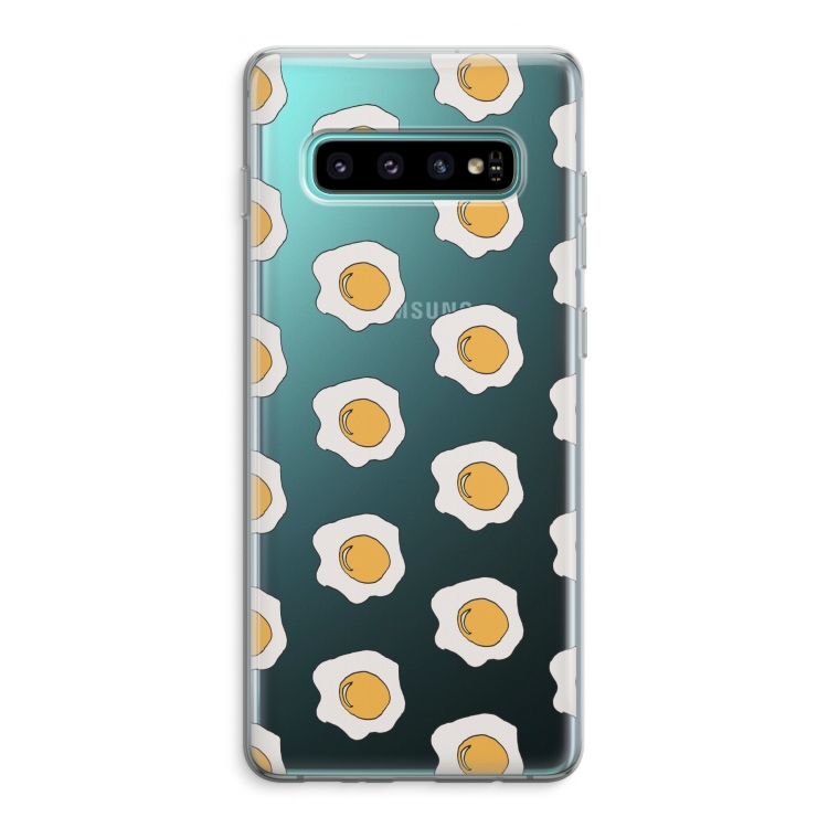 Bacon to my eggs #1: Samsung Galaxy S10 Plus Transparant Hoesje