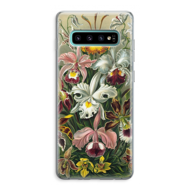 Haeckel Orchidae: Samsung Galaxy S10 Plus Transparant Hoesje