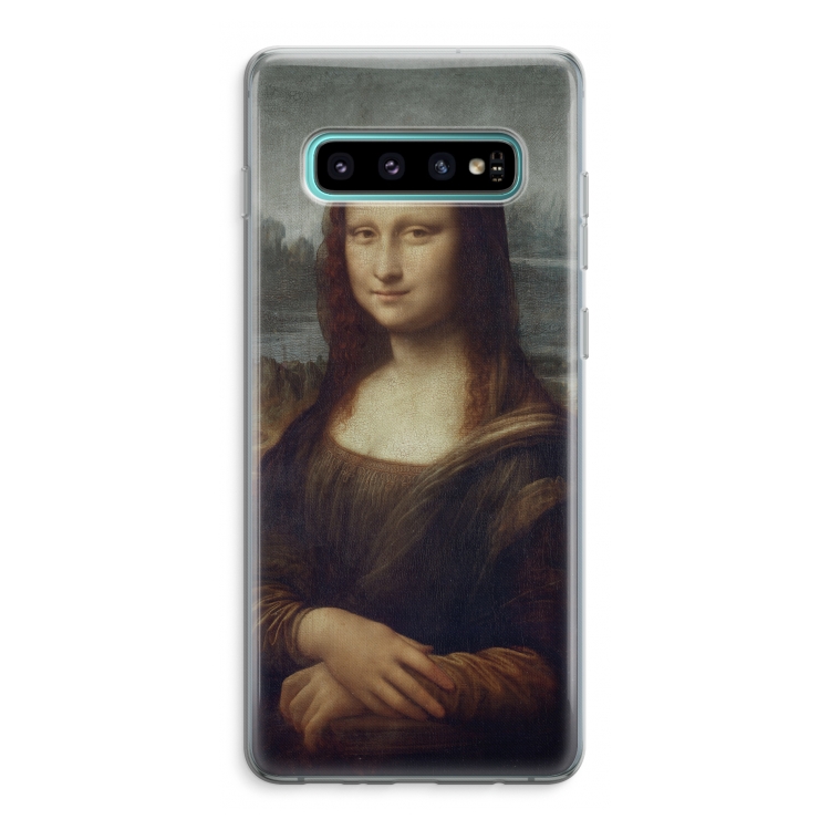 Mona Lisa: Samsung Galaxy S10 Plus Transparant Hoesje