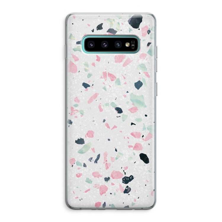 Terrazzo N°3: Samsung Galaxy S10 Plus Transparant Hoesje