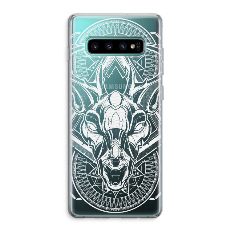 Oh Deer: Samsung Galaxy S10 Plus Transparant Hoesje