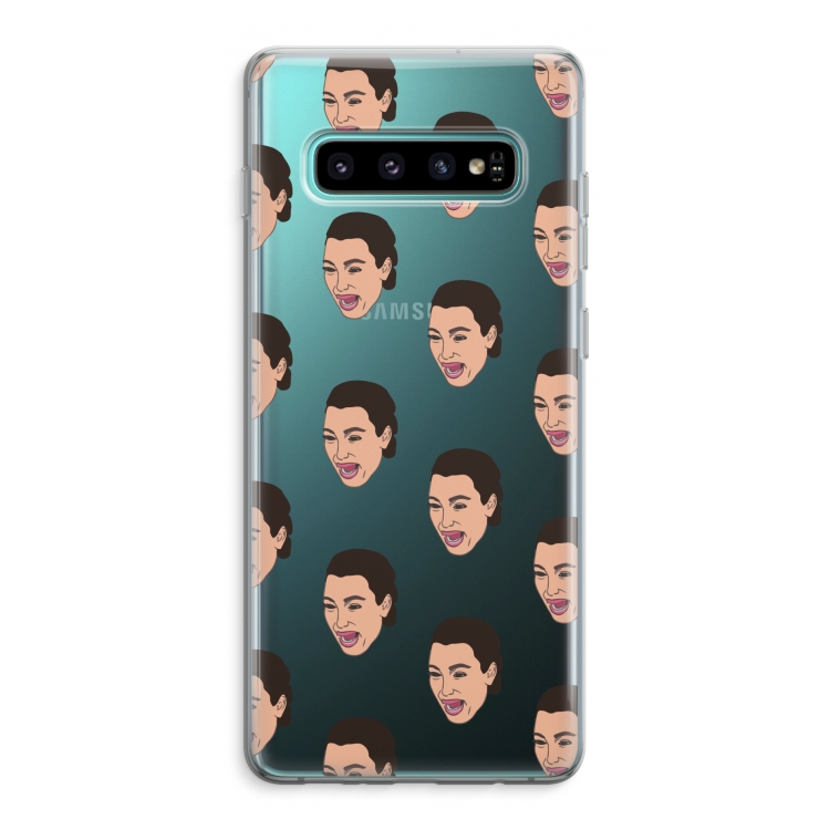 Ugly Cry Call: Samsung Galaxy S10 Plus Transparant Hoesje
