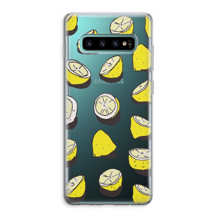 When Life Gives You Lemons...: Samsung Galaxy S10 Plus Transparant Hoesje