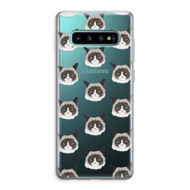 It's a Purrr Case: Samsung Galaxy S10 Plus Transparant Hoesje