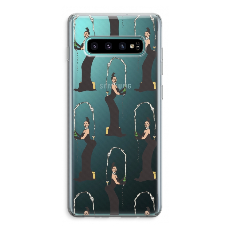 Pop Some Kim: Samsung Galaxy S10 Plus Transparant Hoesje