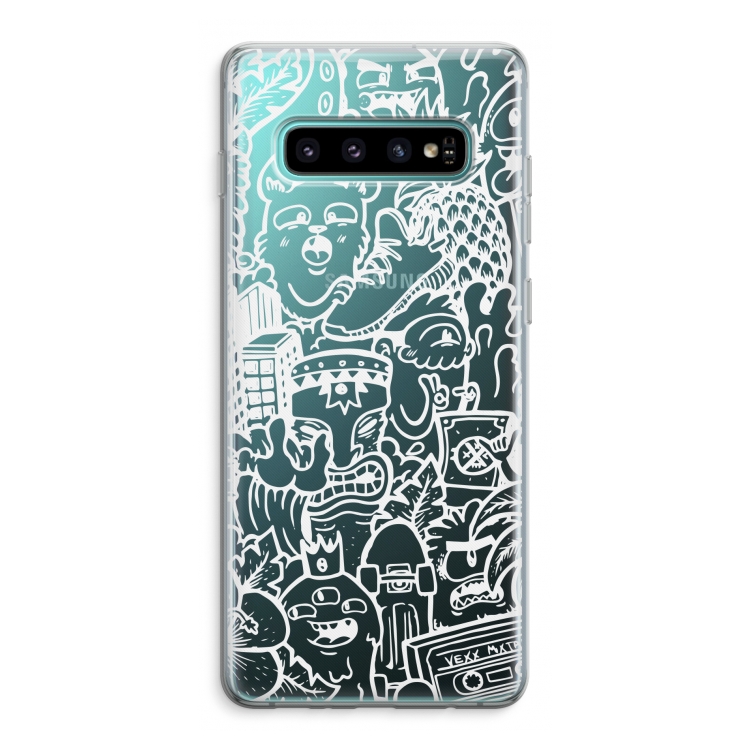 Vexx Mixtape #2: Samsung Galaxy S10 Plus Transparant Hoesje