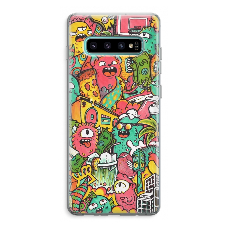 Vexx City: Samsung Galaxy S10 Plus Transparant Hoesje