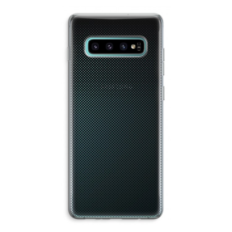 Musketon Halftone: Samsung Galaxy S10 Plus Transparant Hoesje