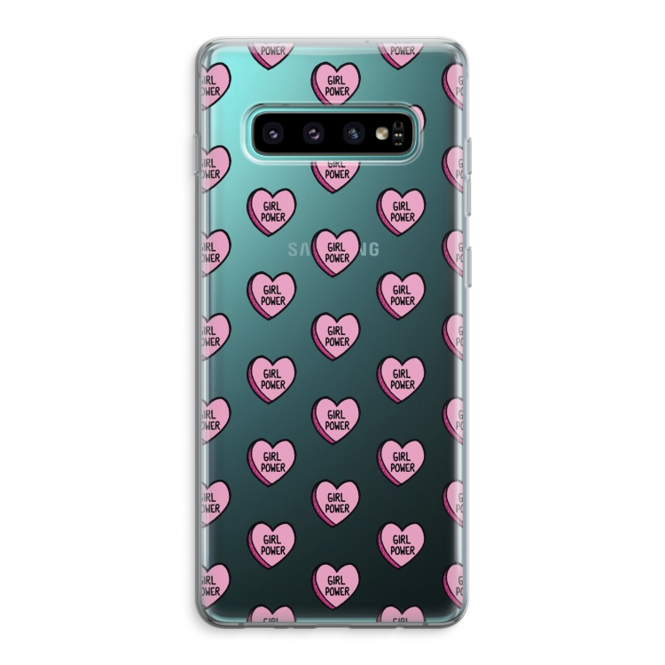 GIRL POWER: Samsung Galaxy S10 Plus Transparant Hoesje