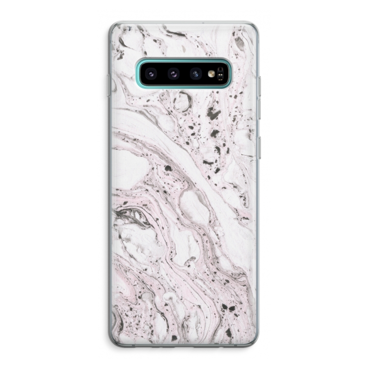 Mengelmoes: Samsung Galaxy S10 Plus Transparant Hoesje