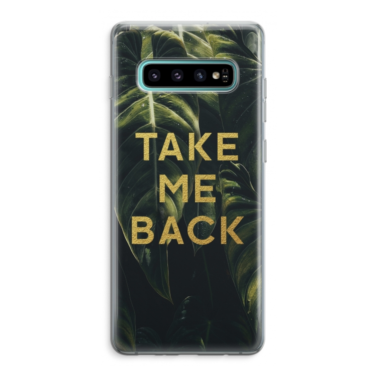 Take me back: Samsung Galaxy S10 Plus Transparant Hoesje