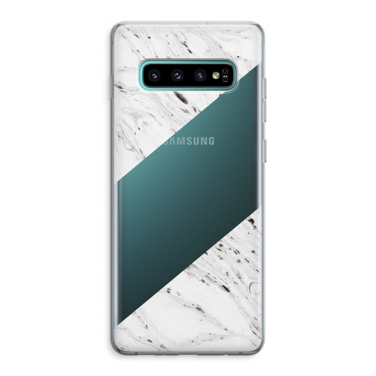 Biggest stripe: Samsung Galaxy S10 Plus Transparant Hoesje