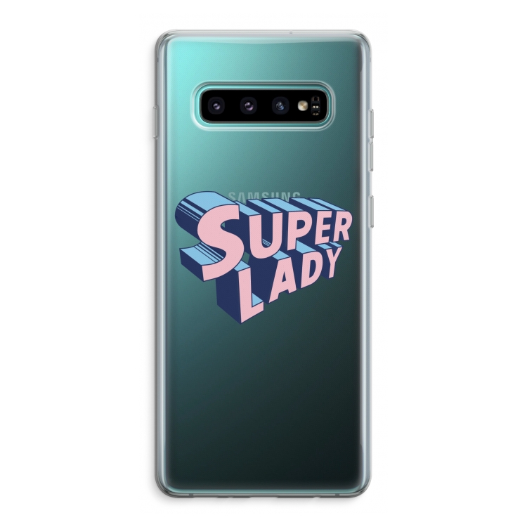 Superlady: Samsung Galaxy S10 Plus Transparant Hoesje