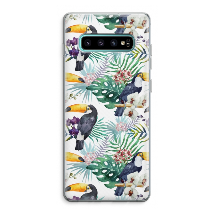 Tukans: Samsung Galaxy S10 Plus Transparant Hoesje