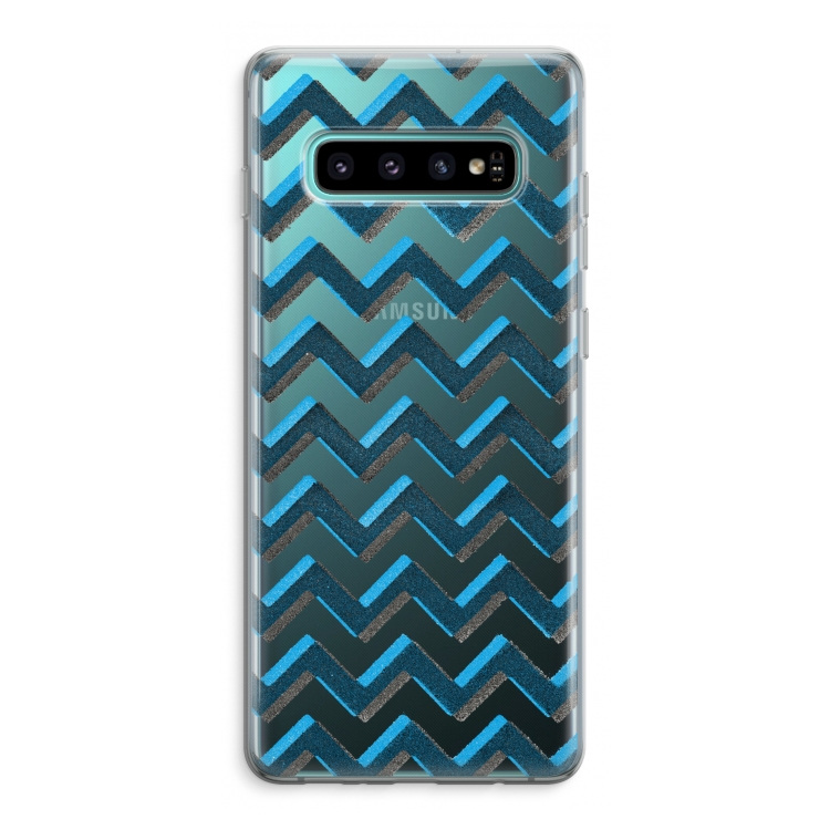 Onderbroken lijn: Samsung Galaxy S10 Plus Transparant Hoesje