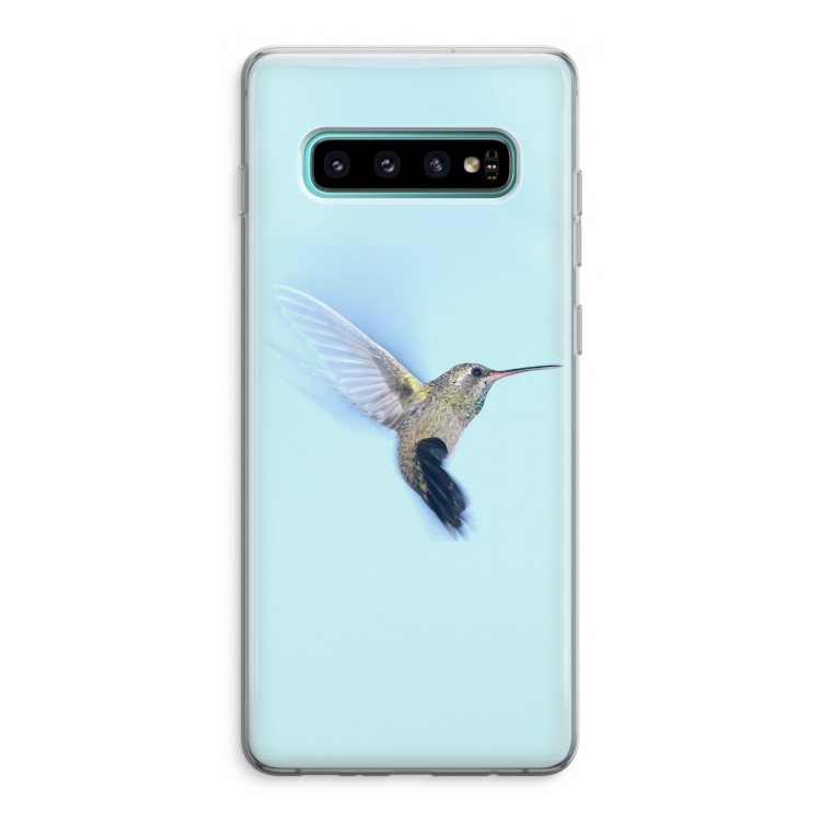 Kolibri: Samsung Galaxy S10 Plus Transparant Hoesje
