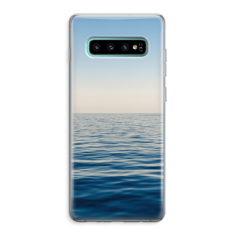 Water horizon: Samsung Galaxy S10 Plus Transparant Hoesje