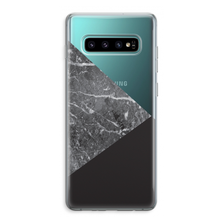 Combinatie marmer: Samsung Galaxy S10 Plus Transparant Hoesje