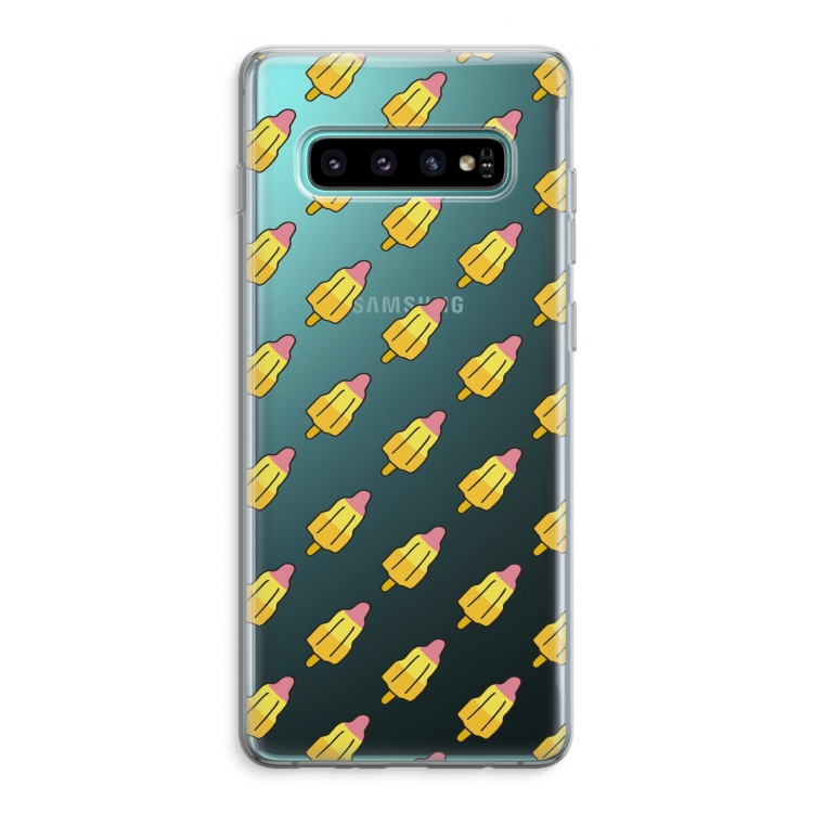 Waterijsjes: Samsung Galaxy S10 Plus Transparant Hoesje
