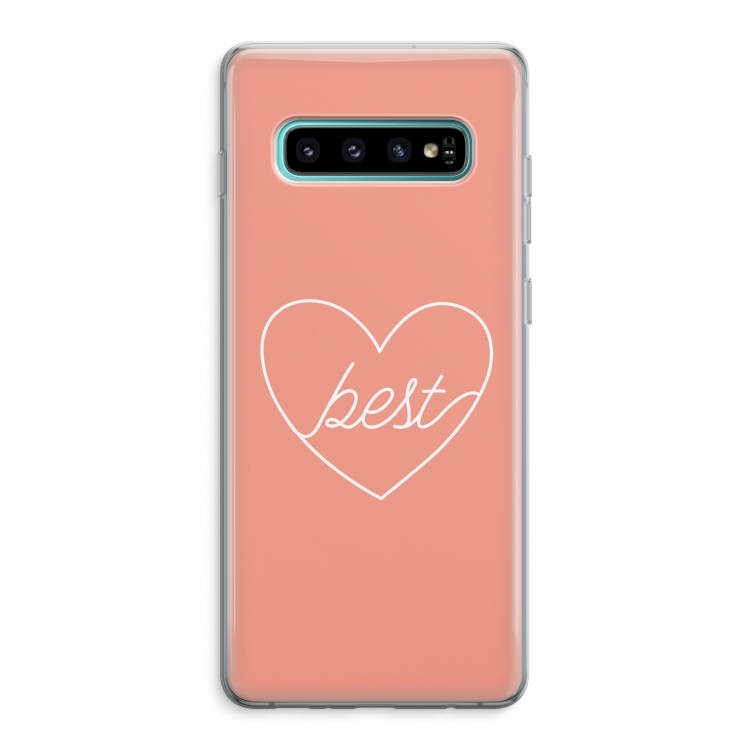 Best heart: Samsung Galaxy S10 Plus Transparant Hoesje