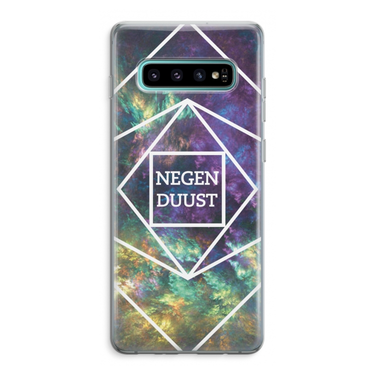 Negenduust ruimte: Samsung Galaxy S10 Plus Transparant Hoesje