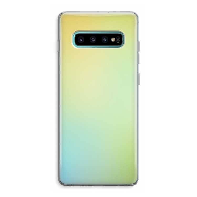 Minty mist pastel: Samsung Galaxy S10 Plus Transparant Hoesje
