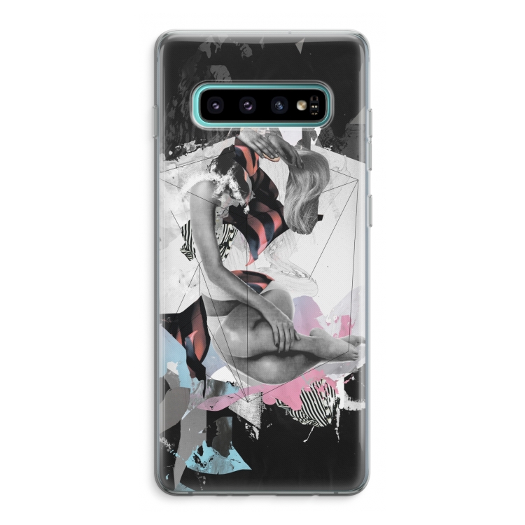 Camouflage de sommeil: Samsung Galaxy S10 Plus Transparant Hoesje