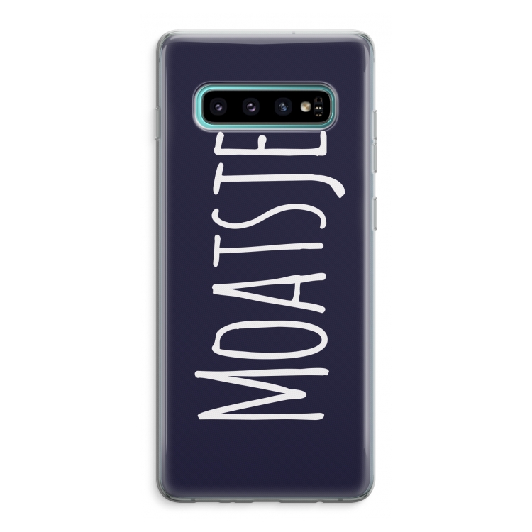Moatsje!: Samsung Galaxy S10 Plus Transparant Hoesje