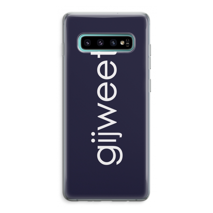 Gijweet: Samsung Galaxy S10 Plus Transparant Hoesje