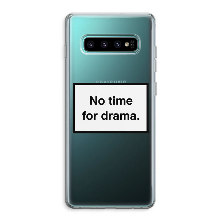 No drama: Samsung Galaxy S10 Plus Transparant Hoesje